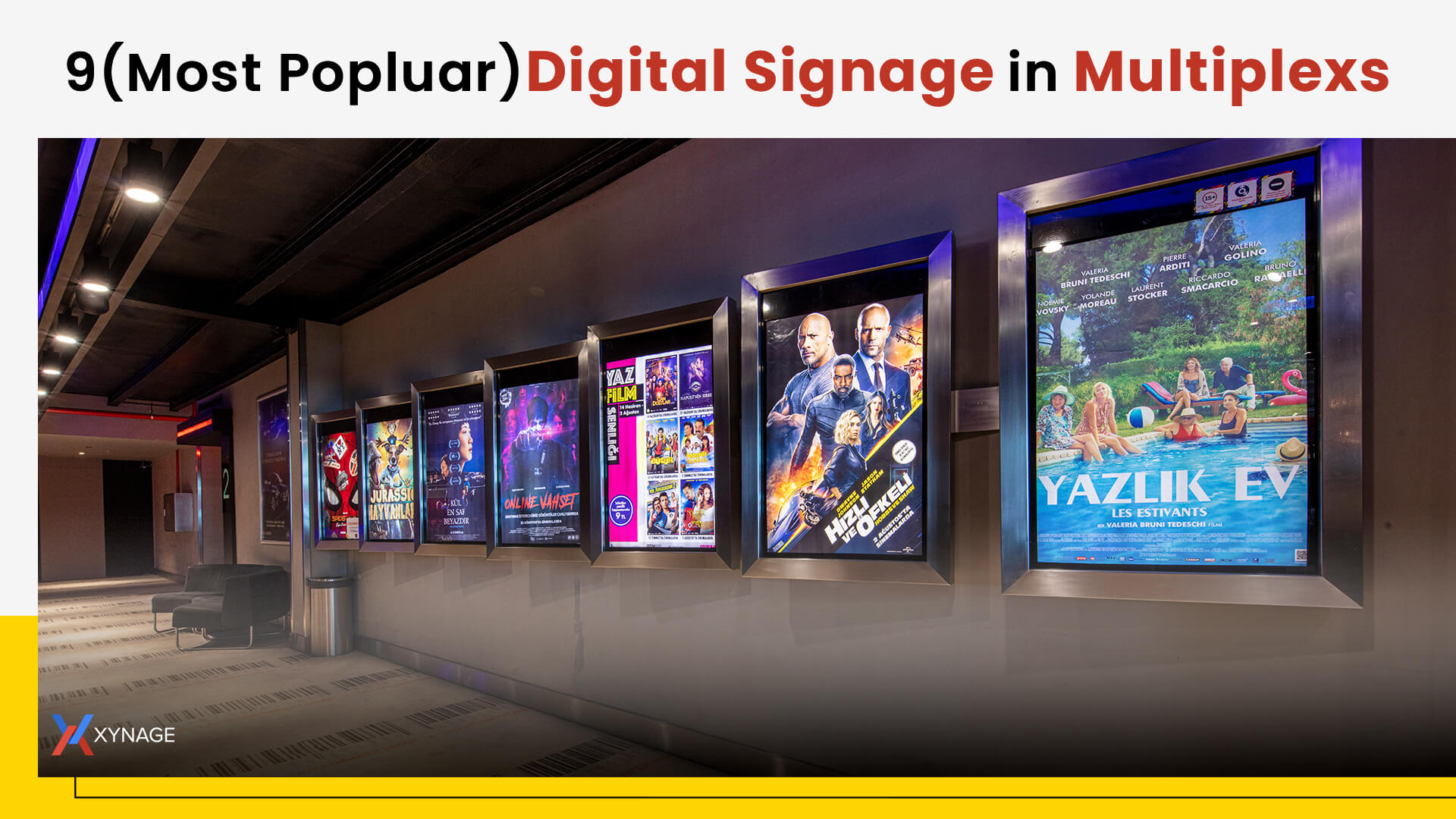 9 (Most Popular) Use Cases of Digital Signage in Movie Theaters