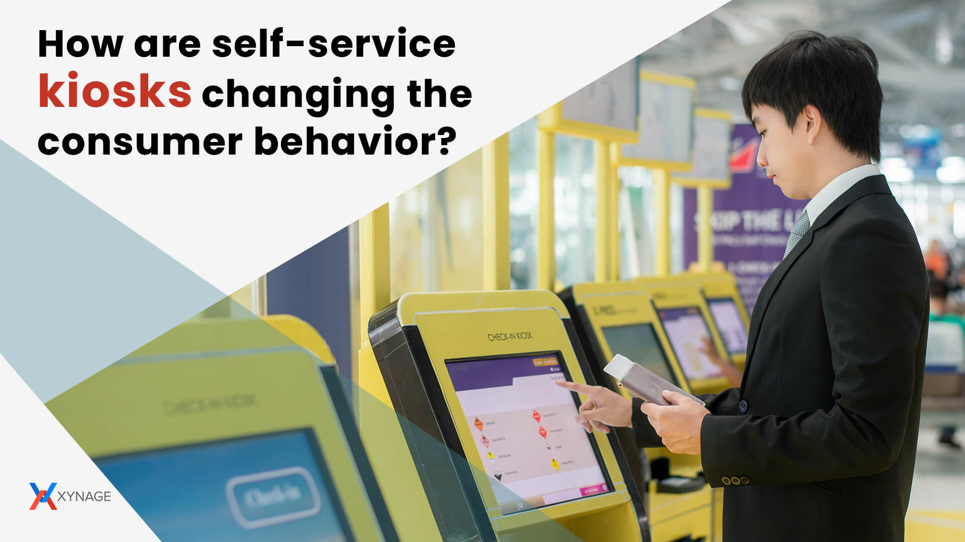 How are self-service kiosks changing consumer behavior?