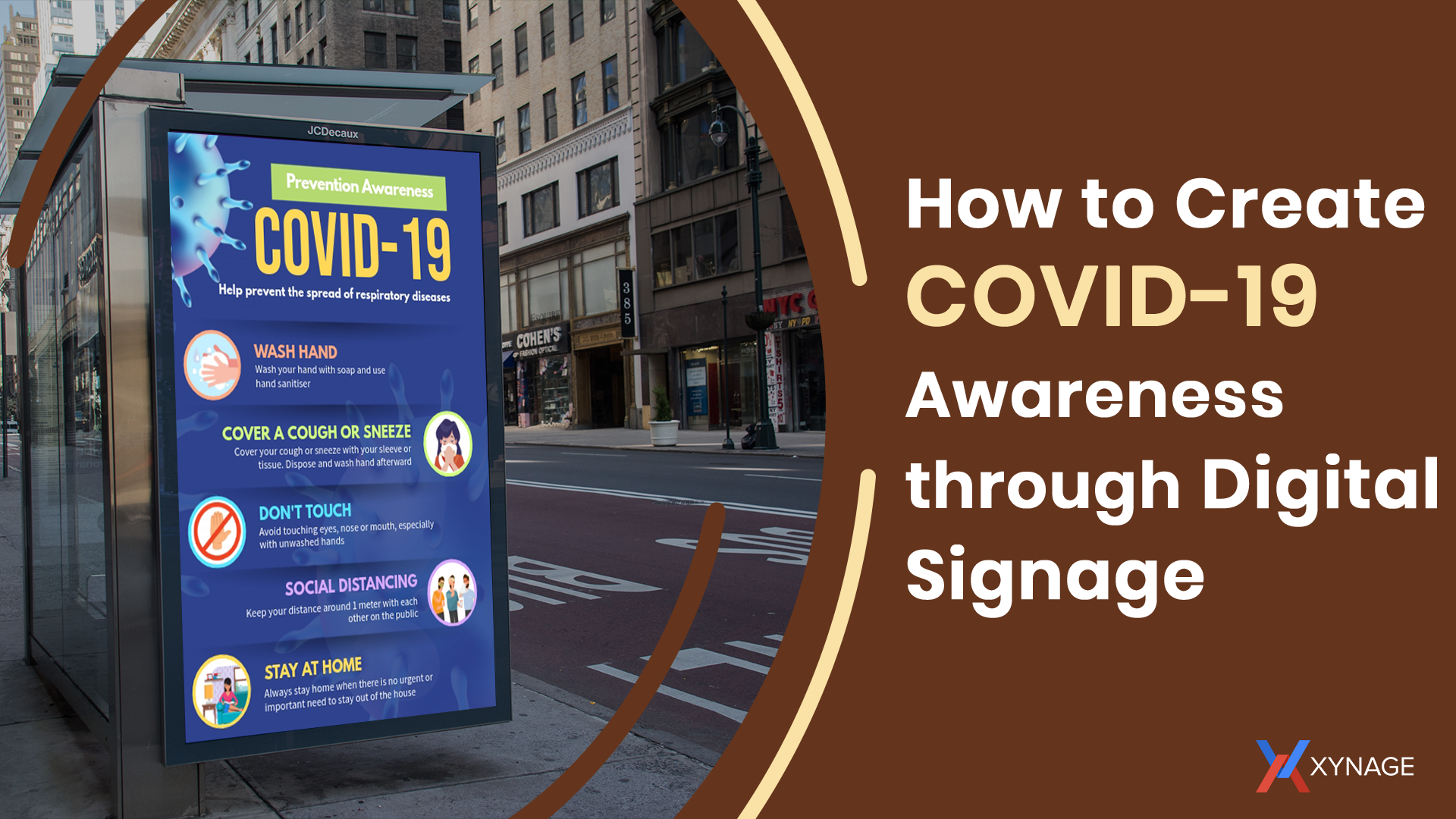 How to Create COVID-19 Awareness through Digital Signage?