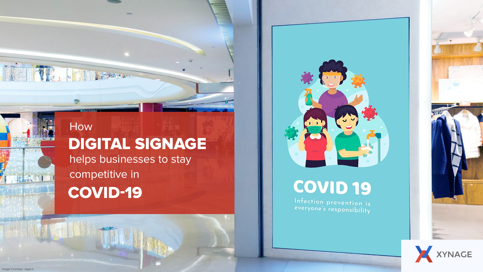 How Digital Signage Helps Businesses To Stay Competitive in COVID-19